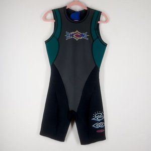 RIP CURL Vintage Tube Tested Sleeveless Springsuit Wetsuit size L10